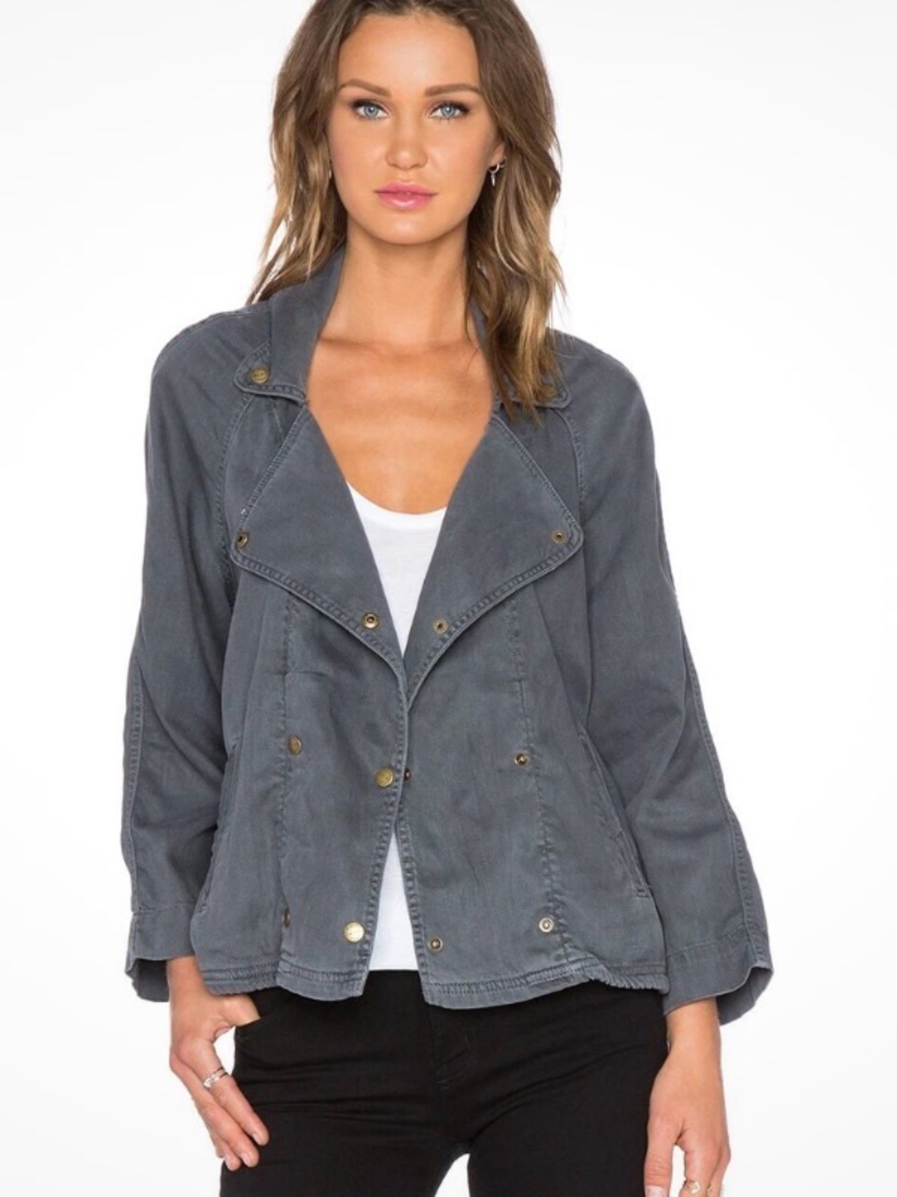 CURRENT/ELLIOTT Womens Conductor Jacket Sz 1 gray